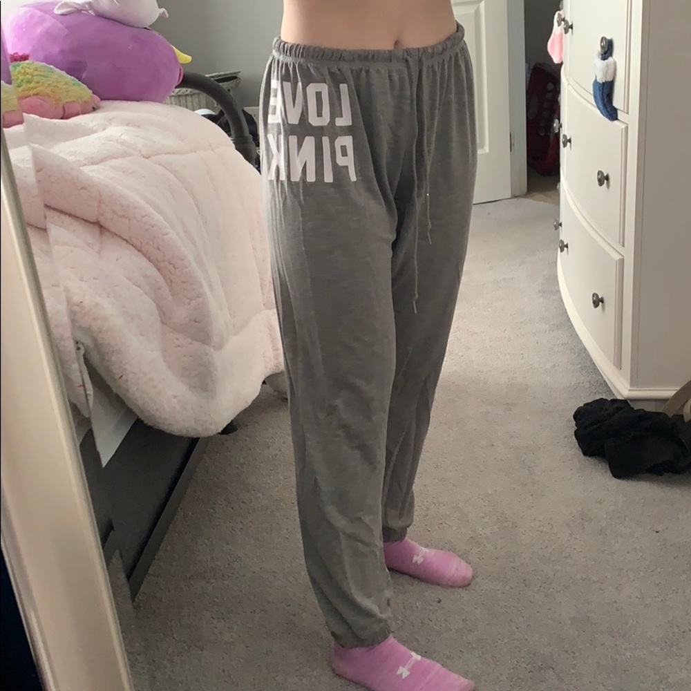Gray joggers from PINK